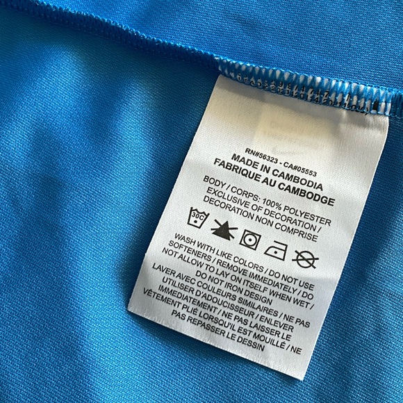 Nike Women's Blue Sleeveless Tank Top Collared Golf Shirt Dri Fit L-Transparent - Picture 10 of 13